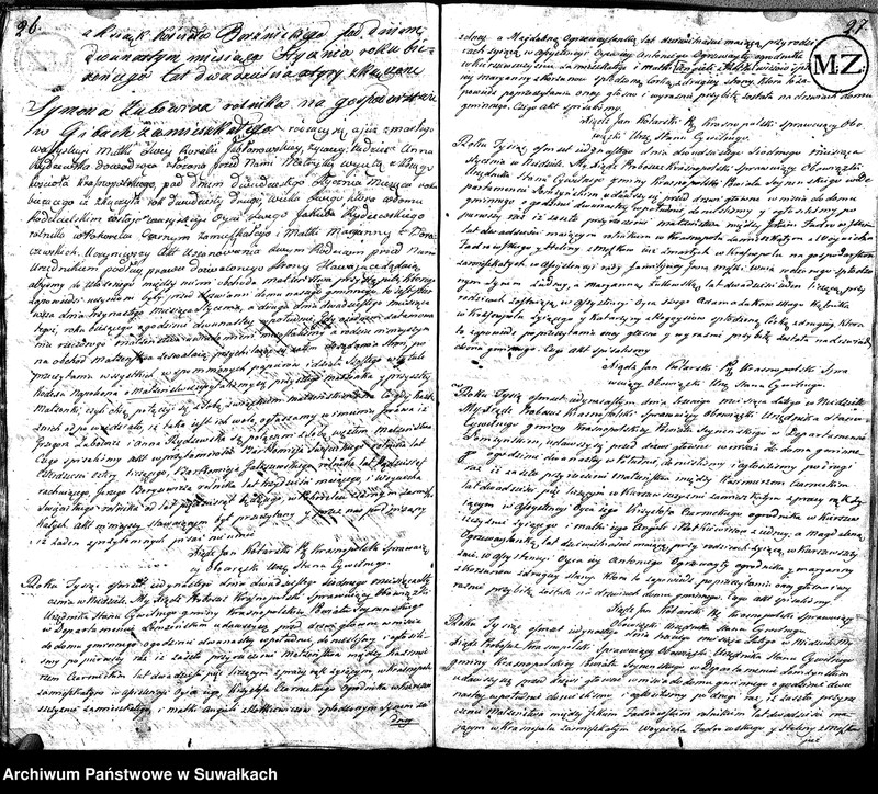 Obraz 17 z jednostki "Akta Cywilne Małżeństwa Gminy Krasnopolskiey od R.1810 1-go Maja do R. 1811 1-go Maja."