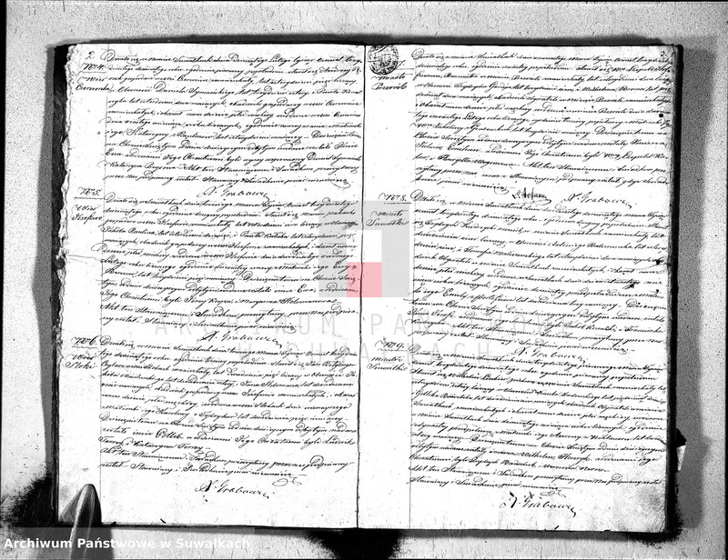 image.from.unit.number "Księga Duplikat Urzędnika Stanu Cywilnego Wyznania Ewangelickiego Okręgu Suwałki w Powiecie Dąbrowskim Obwodzie i Gubernii Augustowskiey na Rok 1839."