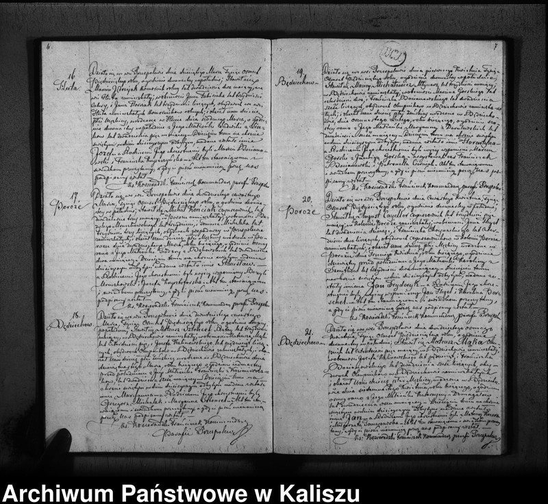 Obraz 6 z jednostki "Księga duplikat urodzonych, zaślubionych i zmarłych"