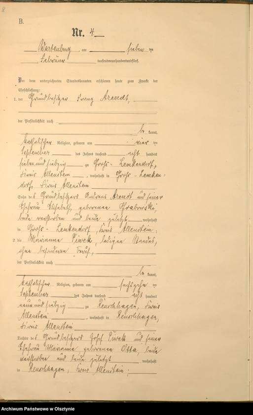 image.from.unit.number "Heiraths-Haupt-Register Nr 1 - 23"