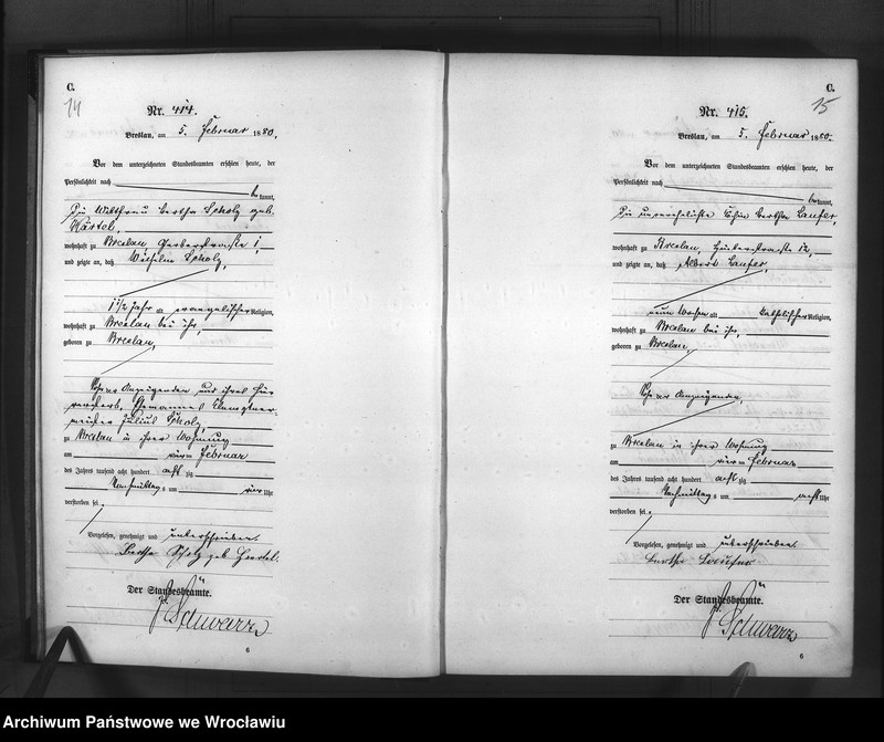 image.from.unit.number "Sterbe-Haupt-Register Breslau I 1880 Band 2"