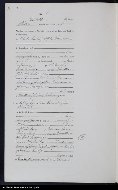 image.from.unit.number "Heiraths-Neben-Register Nr 1 - 13"