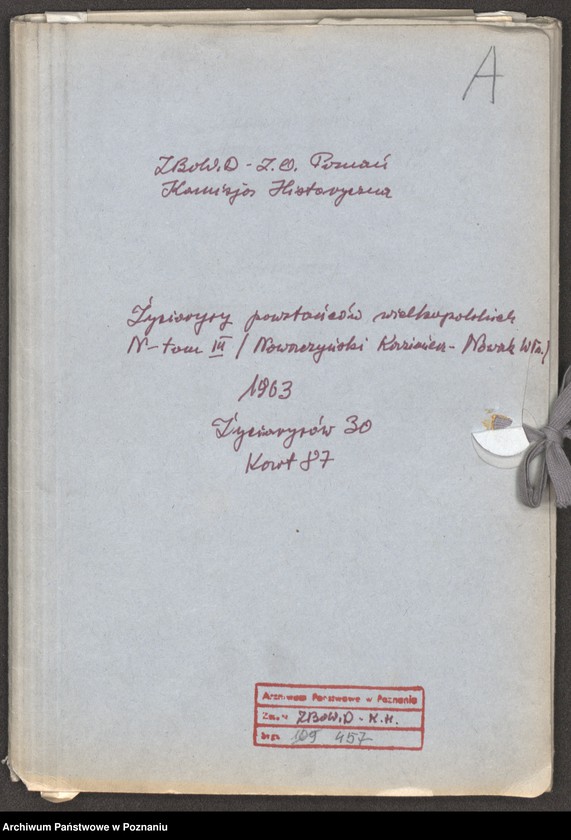 Obraz 7 z jednostki "Życiorysy powstańców wielkopolskich: N - tom lll /Nowaczyński Kazimierz - Nowak Władysław/."