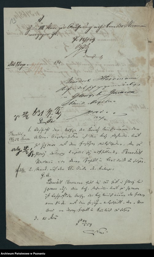 Obraz 16 z jednostki "A. betr. Benedikt und Joachim von Hermann"