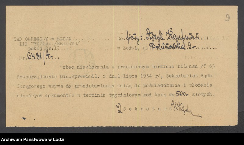 Obraz 11 z jednostki "Kaufman Ajzyk- wyrób kaszy"