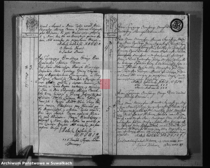 image.from.unit.number "Akta zejścia gminy seyneńskiey 1808"