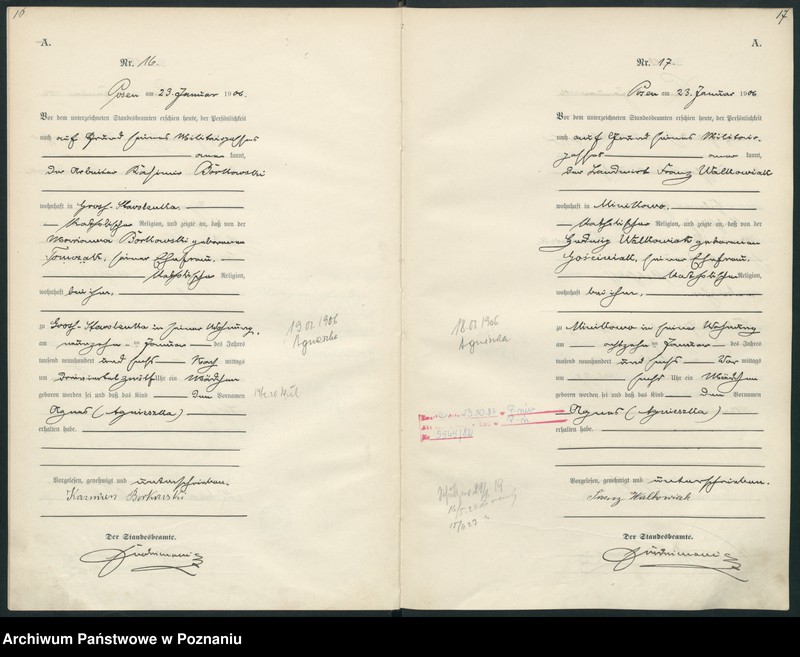 Obraz 11 z jednostki "Księga miejscowa urodzeń"