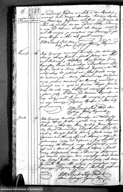 Obraz 19 z jednostki "Akta Zeszłych Gminy Kopciowskiey od 1-go Maia 1810 R."