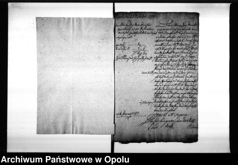 Obraz 12 z jednostki "Acta des Magistrats zu Oppeln von den Ein und resp: [respektive] abgesandten Bekantmachungen wegen Abänderung und Verlegung der Jahrmarckttage in den schlesischen Städten"