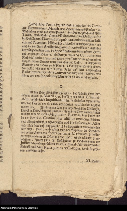 image.from.unit.number "Königliche Edikte, Patente usw. [Rozporządzenia królewskie]"