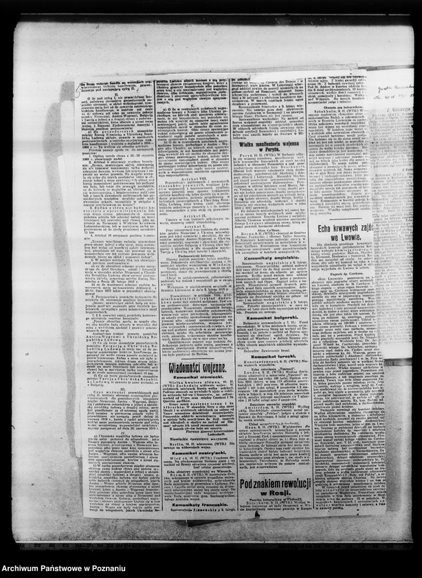 image.from.unit.number "Wycinki prasowe w sprawach polskich o różnej treści."
