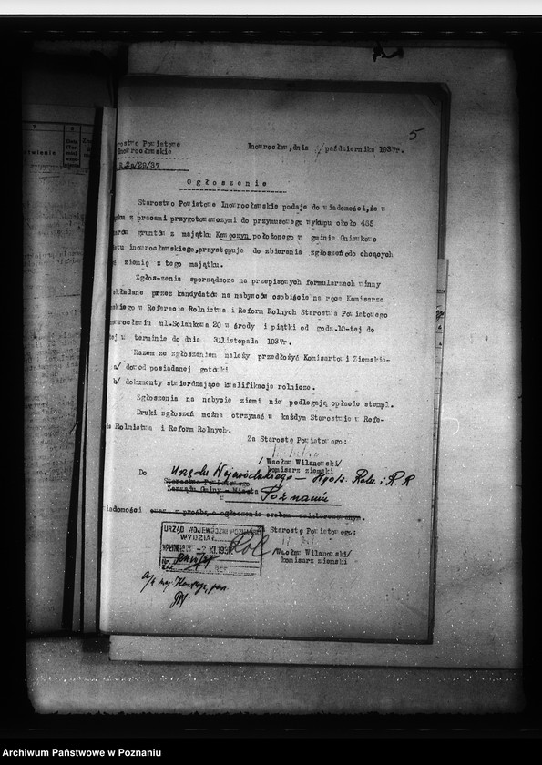 Obraz 9 z jednostki "Majątek Kawczyn powiat inowrocławski parcelacja"