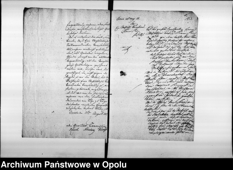 Obraz 10 z jednostki "Acta des Magistrats zu Oppeln betreffend Verpflegung der Einquartirung"