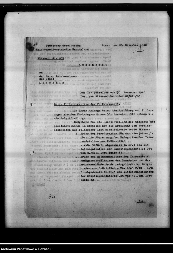 Obraz 5 z jednostki "Auskünfte "Deutscher Gemeindetag" bei der Rechtsstelle."