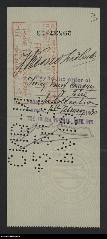 image.from.unit.number "Korespondencja z bankami, zestawiania i pokwitowania wpłat i wypłat, czeki"