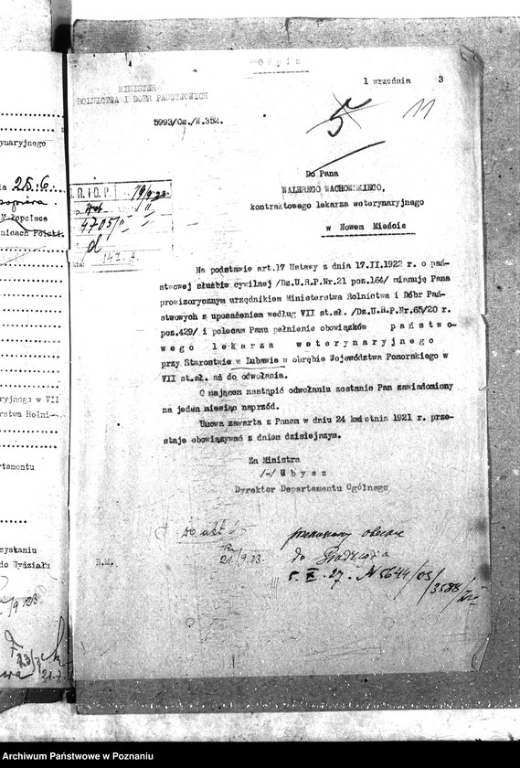 Obraz 15 z jednostki "Pow. lekarz Weterynaryjny Lubawa"