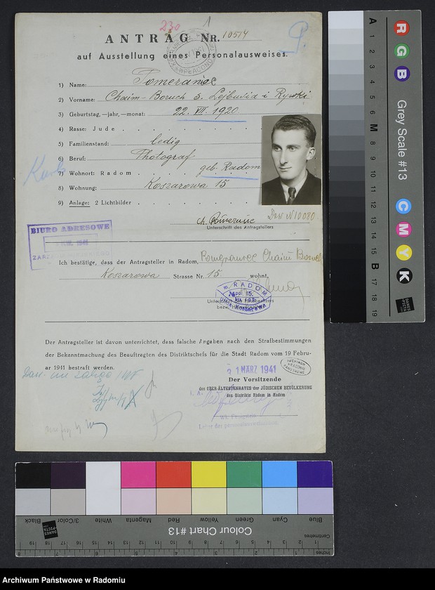 Obraz 5 z jednostki "[Wnioski o wydanie dowodów osobistych oraz nie odebrane dowody Pomeraniec - Projekt]"