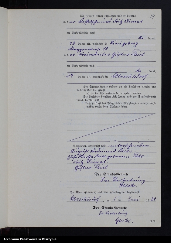 image.from.unit.number "Heiraths-Neben-Register Nr 1 - 9 [ Księga małżeństw - wtóropis ]"