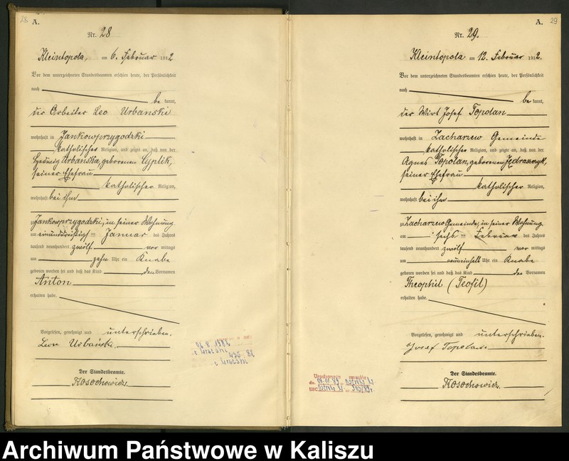 Obraz 18 z jednostki "[Księga urodzeń]"