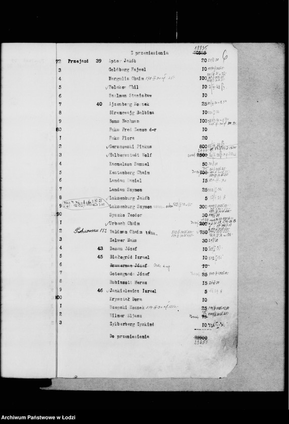 Obraz 10 z jednostki "Rejestr poborczy"