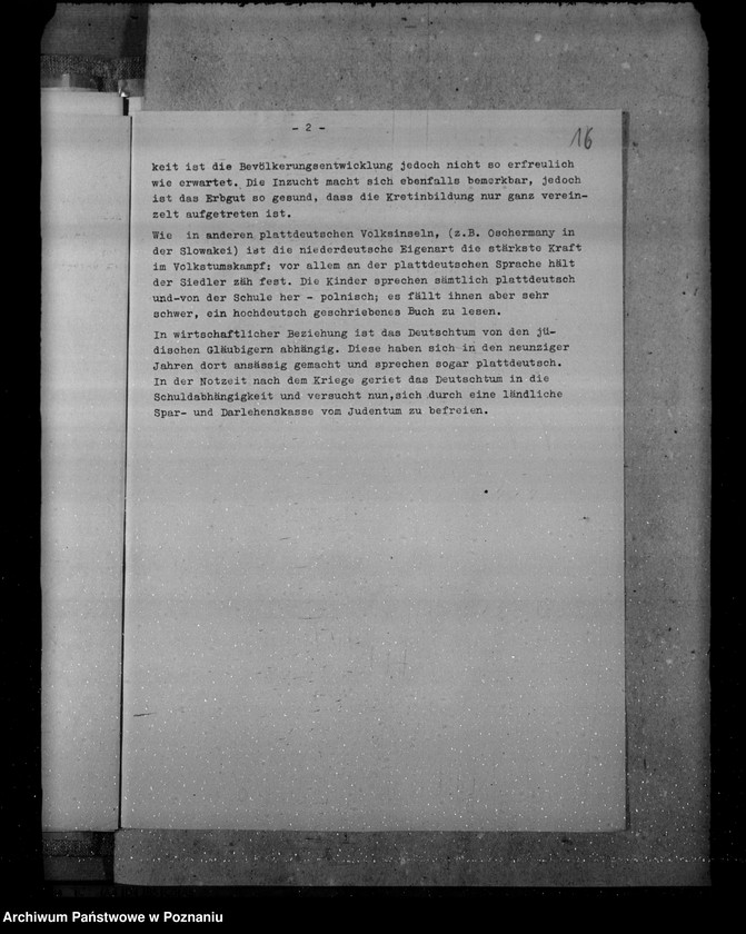 Obraz 20 z jednostki "Materiały dotyczące sytuacji Niemczyzny na Wołyniu, w Galicji i w okręgach białostockim i narewskim"