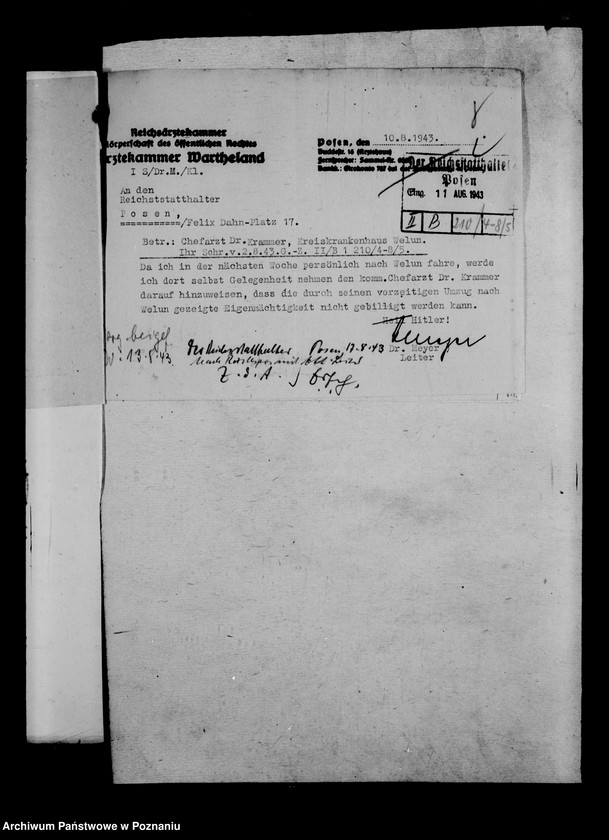 Obraz 12 z jednostki "Unbedingt Kriegswichtige Stellung und Notdienst der Ärzte"