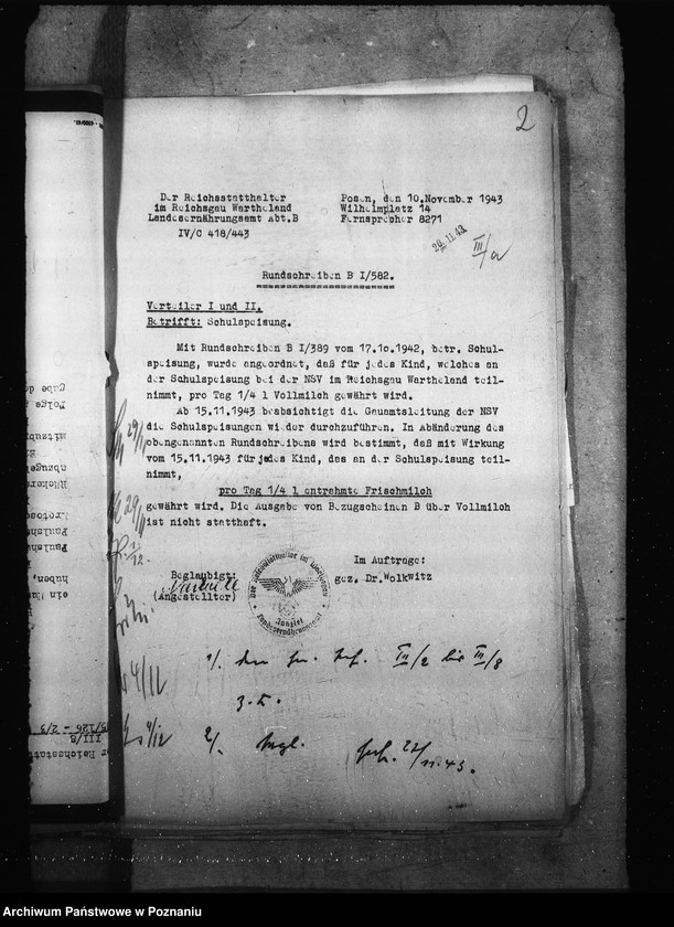 Obraz 6 z jednostki "Nahrungsmittelversorgung der Heimschulen"