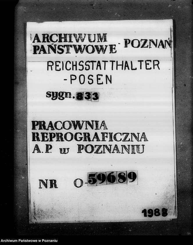 Obraz 1 z jednostki "Einführung der Verordnung über den Ladenschluss"