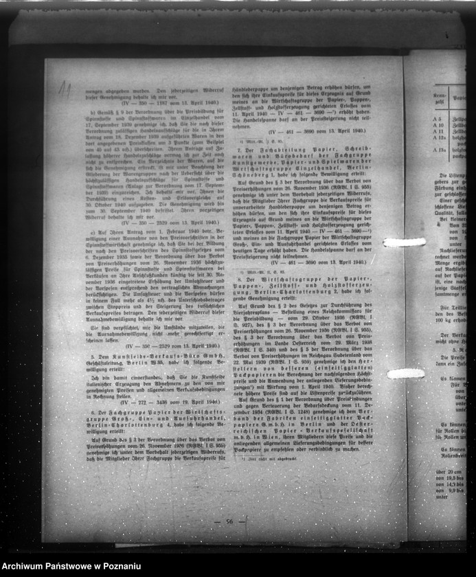 Obraz 15 z jednostki "Mitteilungsblatt für die Preisbildung"