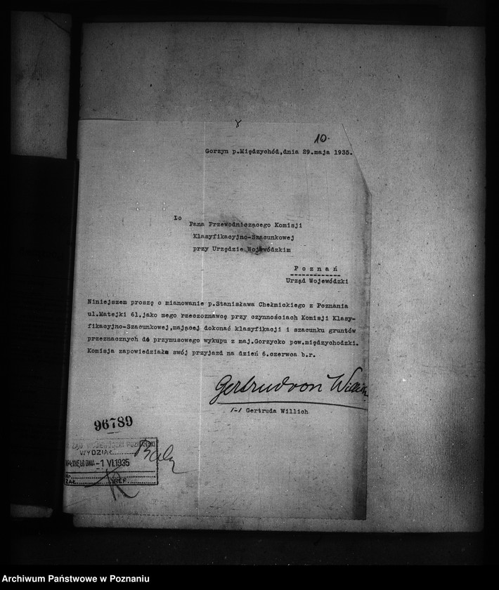 Obraz 14 z jednostki "Majątek Gorzycko Stare powiatu międzychodzkiego przymusowy wykup"