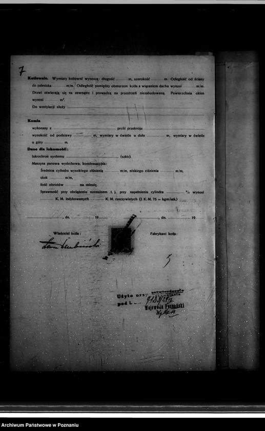 image.from.unit.number "Majętność ziemska w Chociczy Małej powiat wrzesiński własność L. Dembińskiego nr woj. kotła 6388"