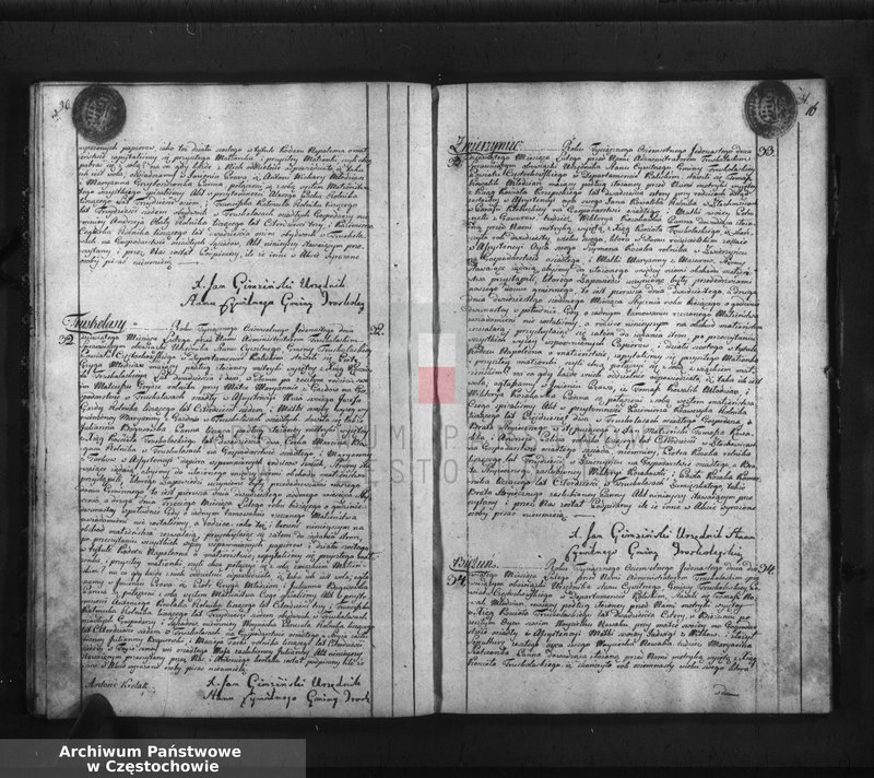 Obraz 18 z jednostki "Akta cywilne małżeństwa gminy Truskolasy od dnia 1 miesiąca maja 1810 roku do dnia 30 miesiąca kwietnia 1811 roku wpisane"