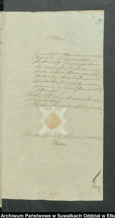image.from.unit.number "Jahres Rechnung der Schwentainenschen Kirche über alle Einnahme und Ausgabe Geld von Michaelis 1831 bis dahin 1832."