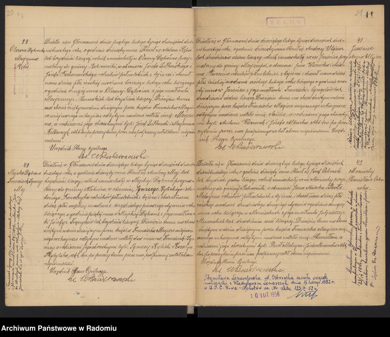 image.from.unit.number "Urząd Stanu Cywilnego w Głowaczowie Akta urodzeń, małżeństw, zgonów 1919 rok"