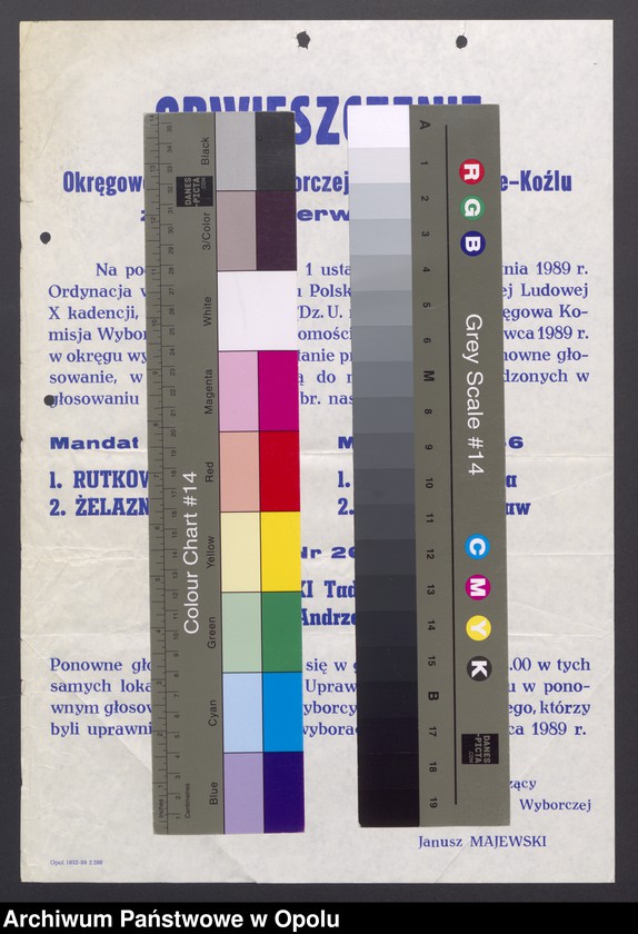 Obraz 18 z jednostki "Wybory do Sejmu i Senatu [-obwieszczenia wyborcze]"