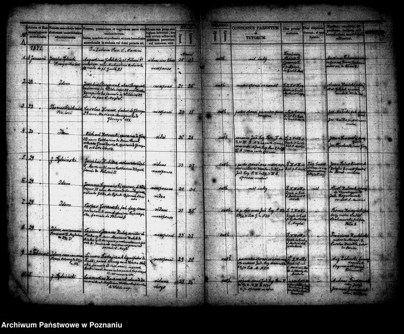 Obraz 2 z jednostki "Księga małżeństw"