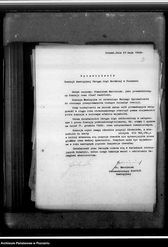 Obraz 9 z jednostki "Protokoły Komisji Rewizyjnej"