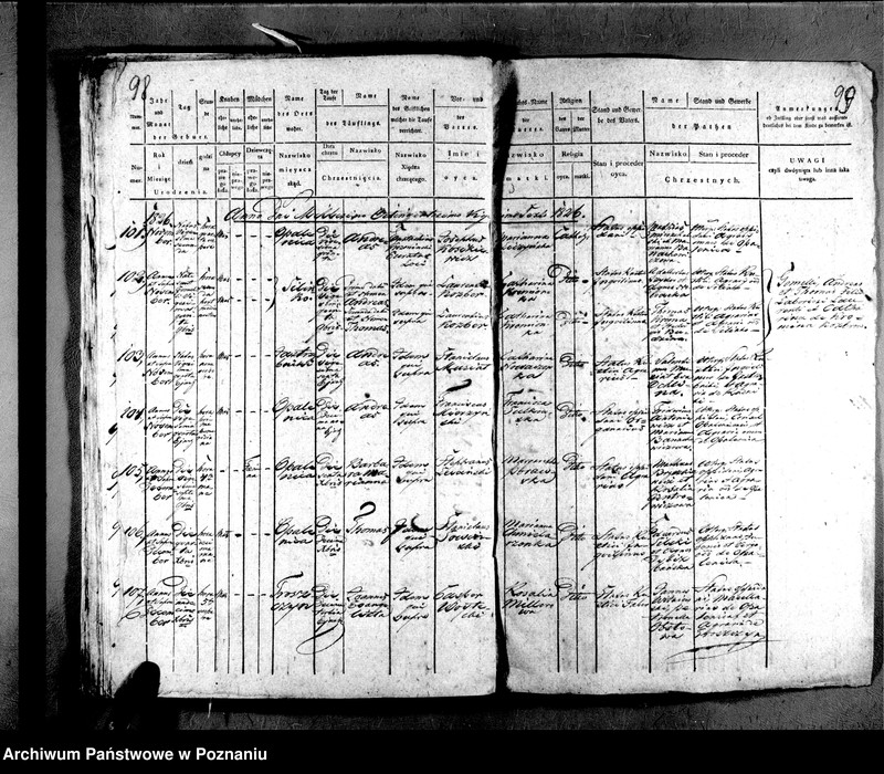 image.from.unit.number "Liber baptisatorum"