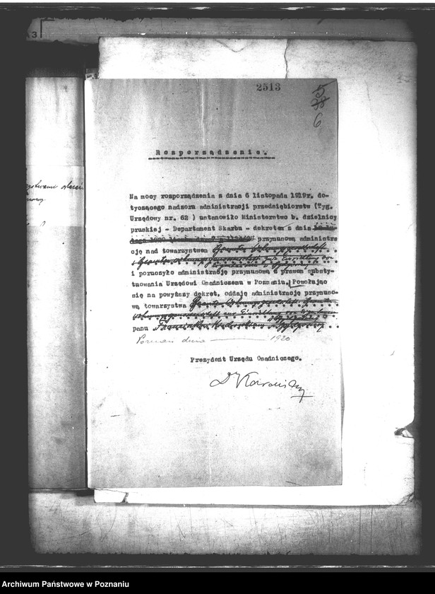 Obraz 10 z jednostki "Przymusowa administracja spółdzielni,,Siedlungs und Kleineaugenossenschaft Bydgoszcz"