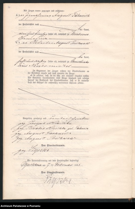 Obraz 17 z jednostki "Księga małżeństw"