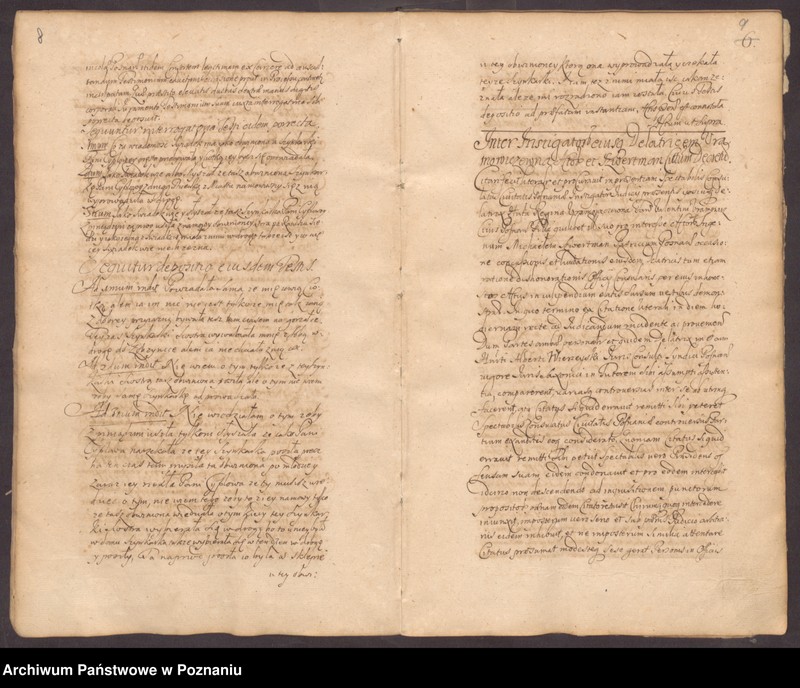 Obraz 8 z jednostki "Protocolon actorum officii consularis Posnaniensis."