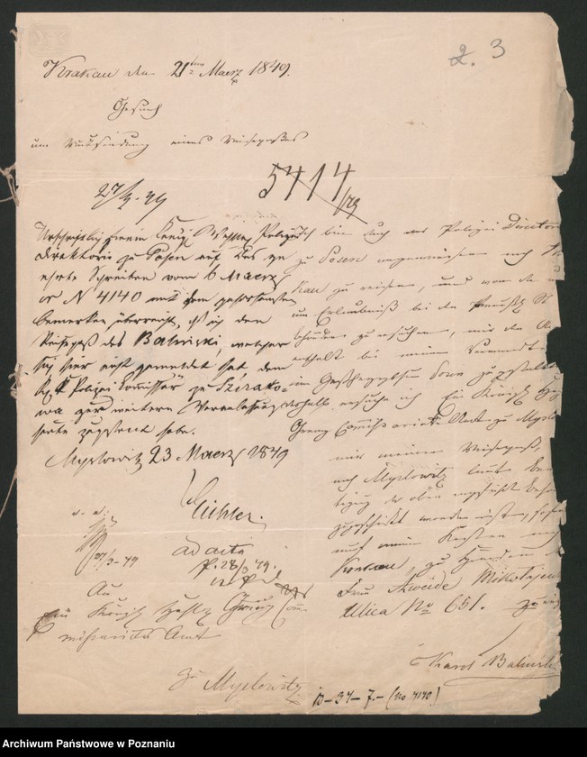 Obraz 7 z jednostki "A. betr. den polnischen Flüchtling Karl Baliński"