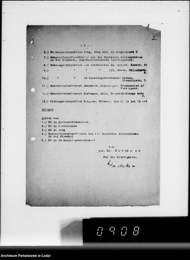 Obraz 6 z jednostki "Korrespondenz Firma Hans Rosenfeld-Büromebel mit Getto-Verwaltung betr.Büromebel"