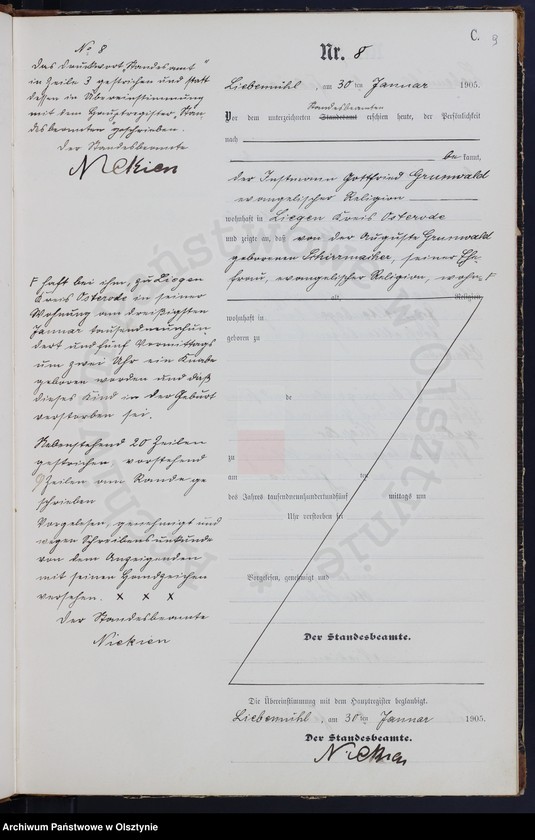 image.from.unit.number "Sterbe-Neben-Register Nr 1 - 87"