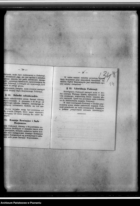 Obraz 18 z jednostki "Statut Federacji Polskich Związków Obrońców Ojczyzny"