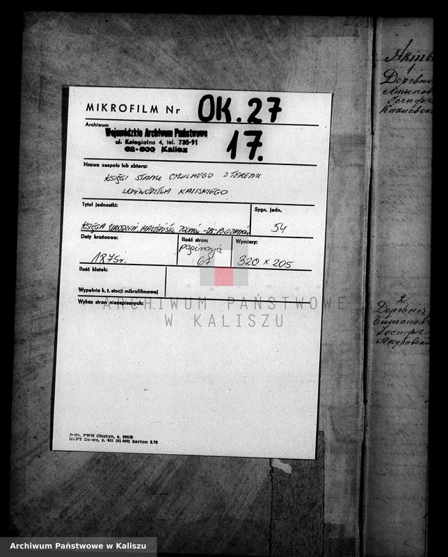 image.from.unit.number "Księga urodzeń, małżeństw, zgonów"