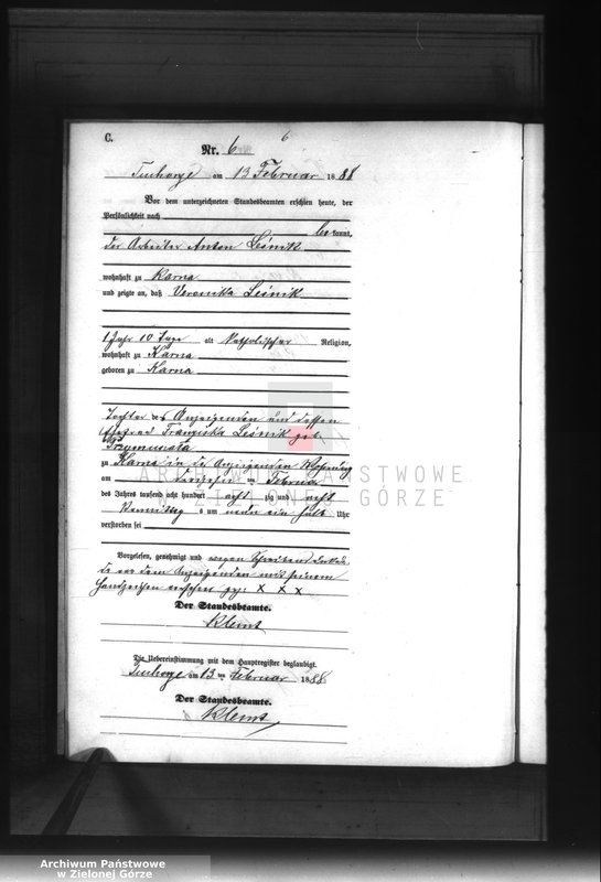 Obraz 9 z jednostki "Sterbe-Neben-Register"