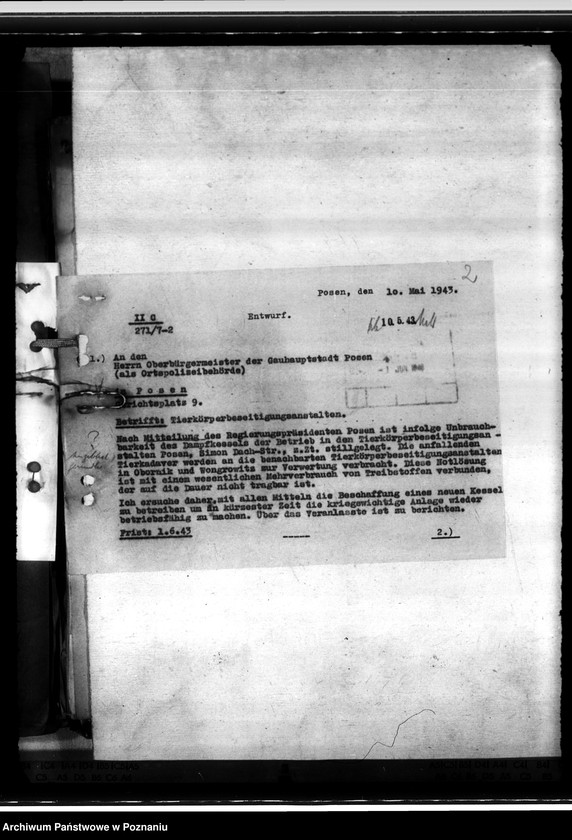 Obraz 6 z jednostki "Tierkörperbeseitigungsanstalten. Fleischmehlfabriken. Silberfuchsfarme"