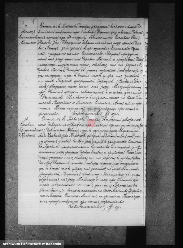 image.from.unit.number "Dublikat aktov graždanskago sostoâniâ rimsko kat. prihoda Glovačov za 1905 god"