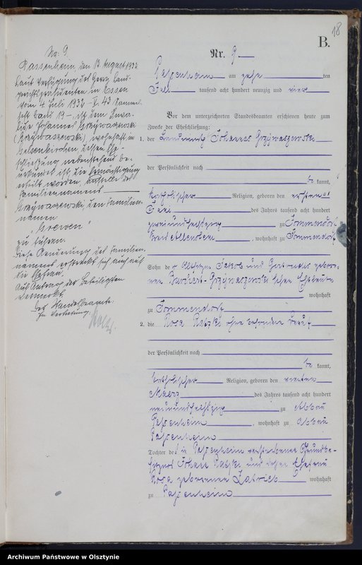 image.from.unit.number "Heiraths-Haupt-Register Nr 1 - 15"